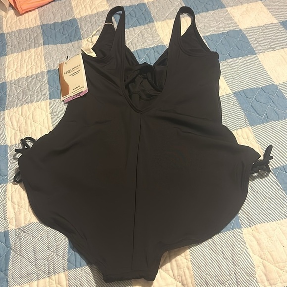 NWT: Coco Reef Contours Slimming Stellar Shirred Side Tie One Piece 14/38C - Picture 8 of 16